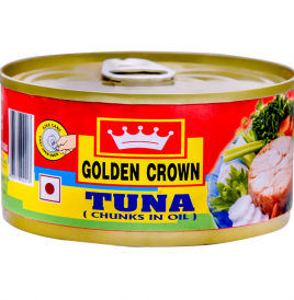 Golden Crown Tuna (Chunks In Oil)   Tin  185 grams